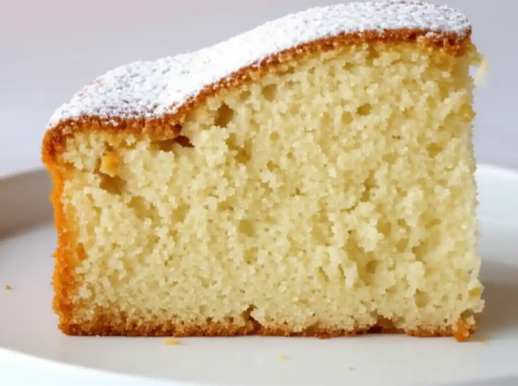 Bolo fofinho e umido - resultado do Metodo das 3 Umidades